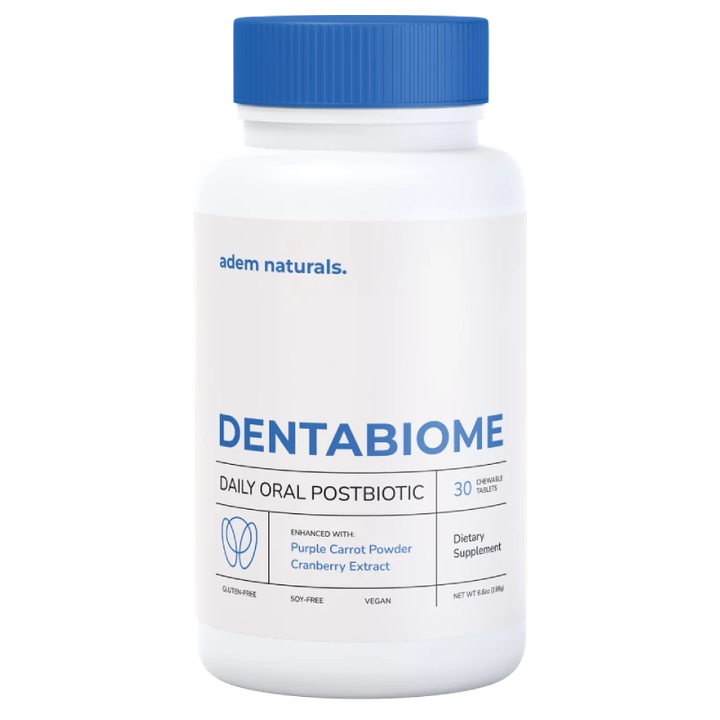 DentaBiome official oral postbiotic bottle
